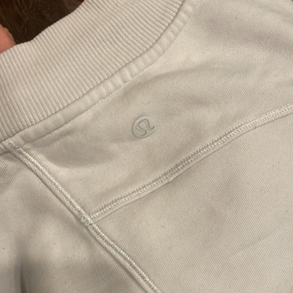 🗻Lululemon Broken Beats crew neck sweatshirt Dress Alpine White size xs - Picture 9 of 10